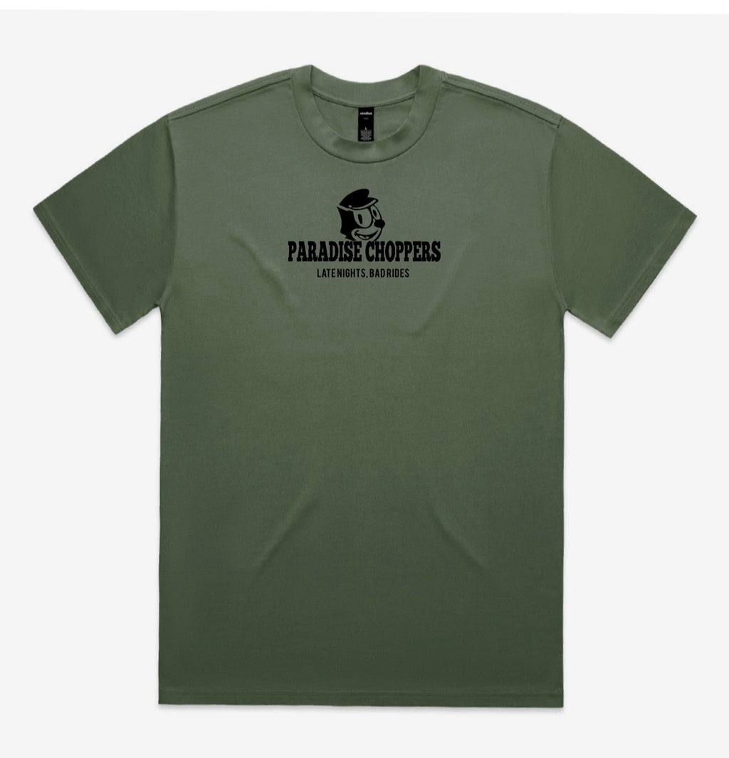 Paradise choppers heavy tee